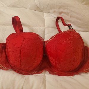 Red Lace Bra